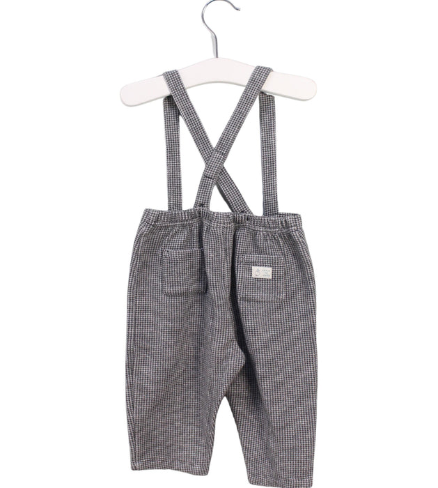 A Grey Overall Shorts from Janie & Jack in size 6-12M for boy. (Back View)