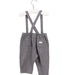 A Grey Overall Shorts from Janie & Jack in size 6-12M for boy. (Back View)