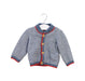 A Blue Cardigans from Cyrillus in size 3-6M for boy. (Front View)