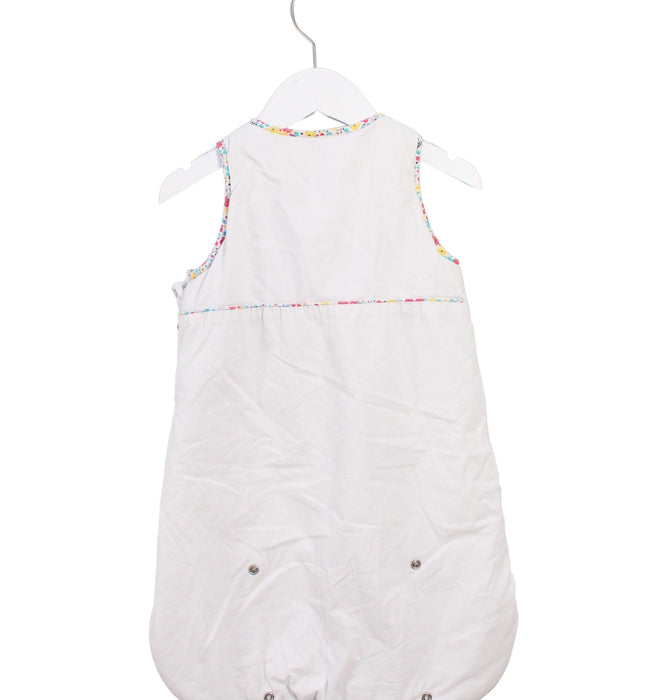 A White Sleepsacs from Cadet Rousselle in size O/S for girl. (Back View)