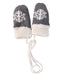 A Grey Gloves & Mittens from Jacadi in size 0-3M for neutral. (Back View)