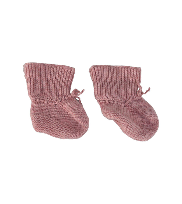 A Pink Booties from Bonpoint in size 18-24M for girl. (Front View)