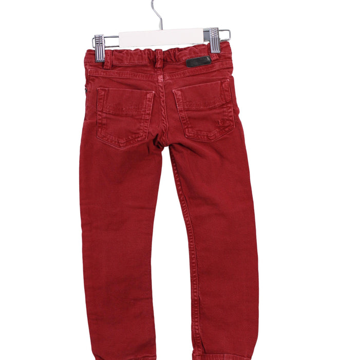 A Red Casual Pants from Bonpoint in size 4T for neutral. (Back View)