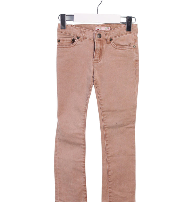 A Brown Casual Pants from Bonpoint in size 4T for girl. (Front View)