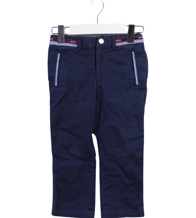 A Navy Casual Pants from Ferrari in size 3T for boy. (Front View)