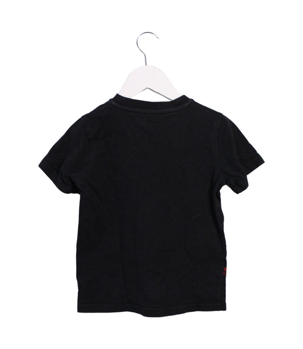 A Black Short Sleeve T Shirts from Calvin Klein in size 3T for boy. (Back View)