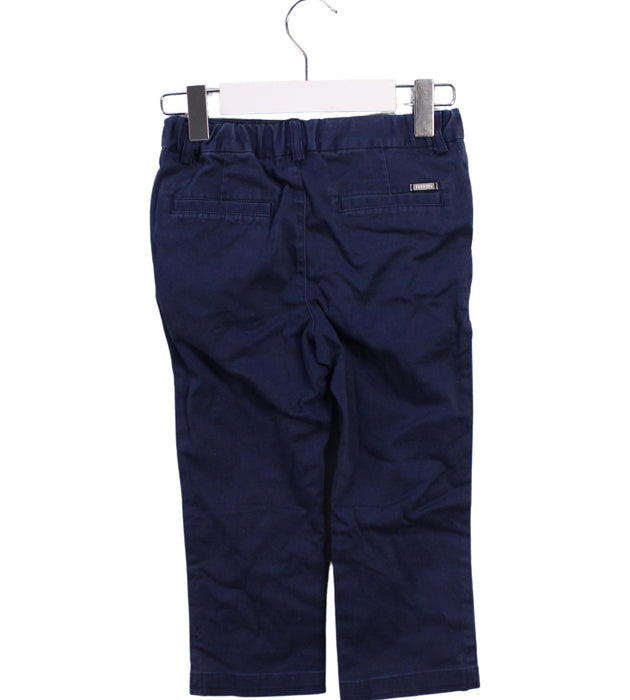 A Navy Casual Pants from Ferrari in size 3T for boy. (Back View)