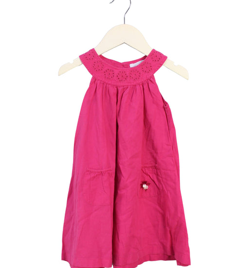 A Pink Sleeveless Dresses from Tartine et Chocolat in size 2T for girl. (Front View)