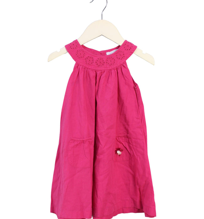 A Pink Sleeveless Dresses from Tartine et Chocolat in size 2T for girl. (Front View)