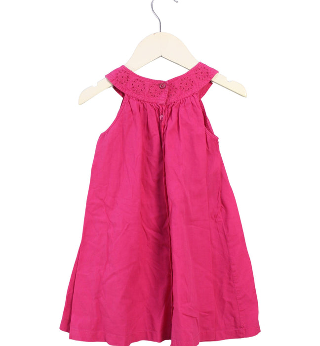 A Pink Sleeveless Dresses from Tartine et Chocolat in size 2T for girl. (Back View)