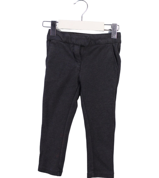 A Black Casual Pants from Jacadi in size 3T for girl. (Front View)