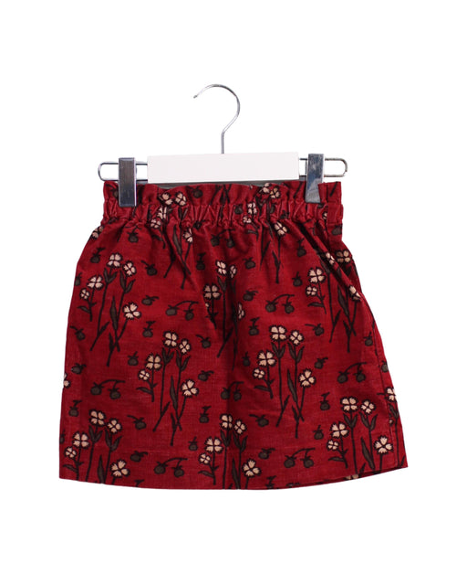 A Red Short Skirts from Bonpoint in size 4T for girl. (Front View)