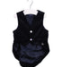 A Black Suit Vests from Nicholas & Bears in size 6-12M for boy. (Front View)