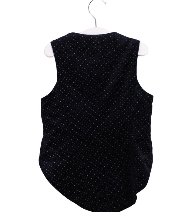 A Black Suit Vests from Nicholas & Bears in size 6-12M for boy. (Back View)