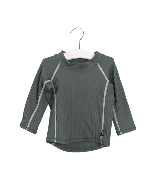 A Green Long Sleeve Tops from Lindberg in size 12-18M for boy. (Front View)