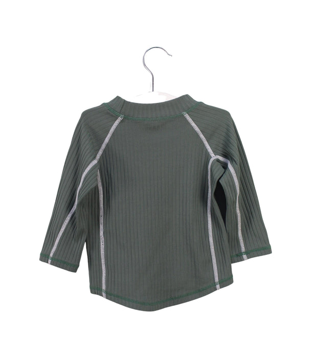 A Green Long Sleeve Tops from Lindberg in size 12-18M for boy. (Back View)