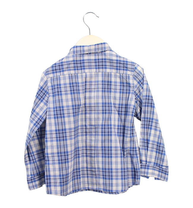 A Blue Shirts from Bonpoint in size 4T for boy. (Back View)