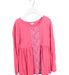 A Pink Long Sleeve Tops from Splendid in size 6T for girl. (Front View)