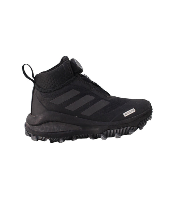 A Black Sneakers from Adidas in size 5T for boy. (Back View)