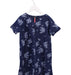 A Blue Short Sleeve Dresses from Crewcuts in size 5T for girl. (Back View)