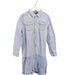 A Blue Long Sleeve Dresses from Polo Ralph Lauren in size 6T for girl. (Front View)