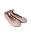A Metallic Flats from Sam Edelman in size 7Y for girl. (Front View)