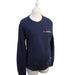 A Navy Crewneck Sweatshirts from Mori in size S for maternity. (Front View)