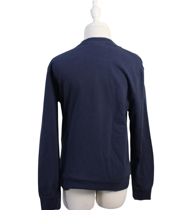 A Navy Crewneck Sweatshirts from Mori in size S for maternity. (Back View)