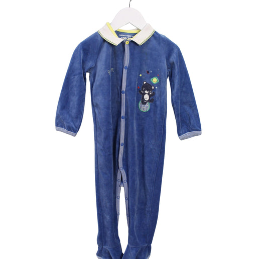 A Blue Onesies from Sergent Major in size 18-24M for boy. (Front View)