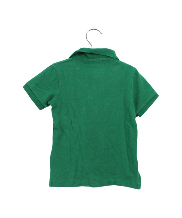 A Green Short Sleeve Polos from Ralph Lauren in size 12-18M for boy. (Back View)