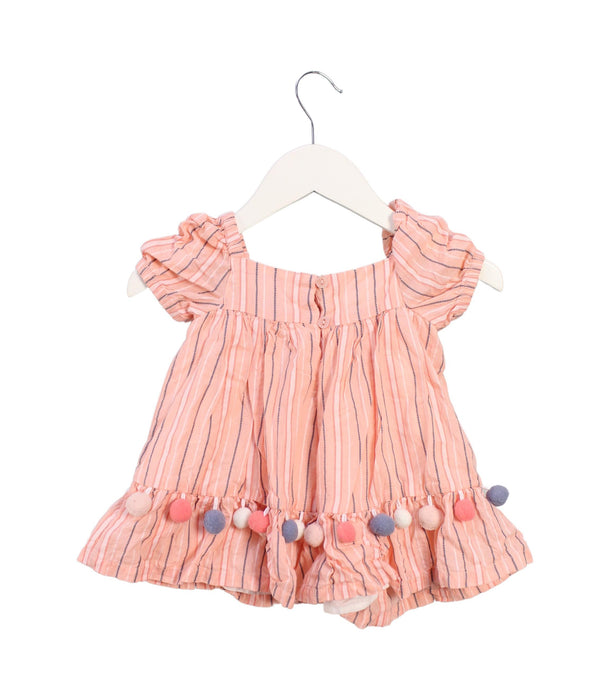 A Pink Short Sleeve Dresses from Tommy Bahama in size 6-12M for girl. (Back View)