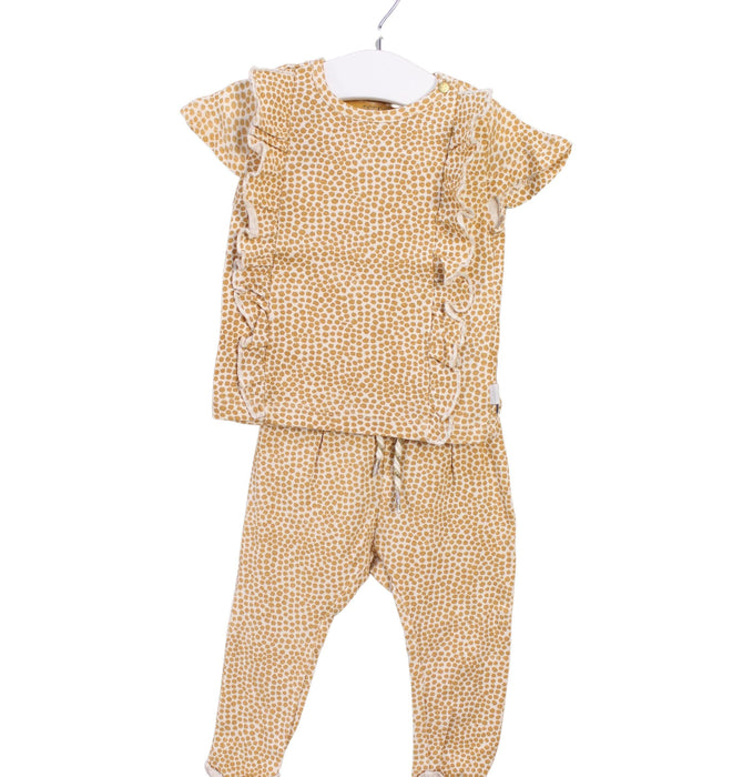 A Beige Pants Sets from Noppies in size 3-6M for girl. (Front View)