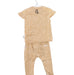 A Beige Pants Sets from Noppies in size 3-6M for girl. (Back View)