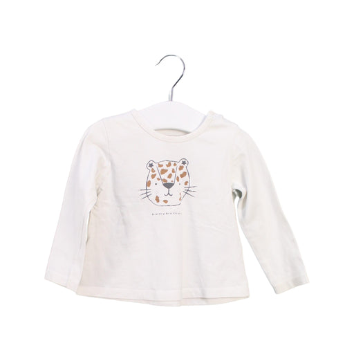 A White Long Sleeve Tops from bellybutton in size 0-3M for girl. (Front View)