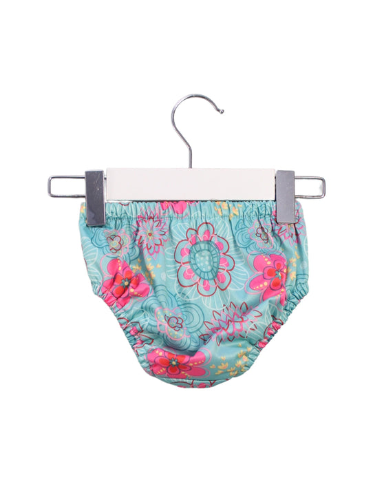 A Teal Swim Diapers from Charlie Banana in size L for girl. (Back View)