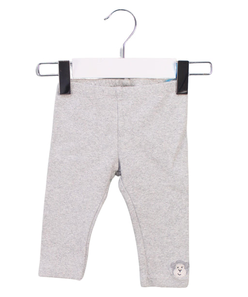 A Grey Leggings from bellybutton in size 3-6M for girl. (Front View)