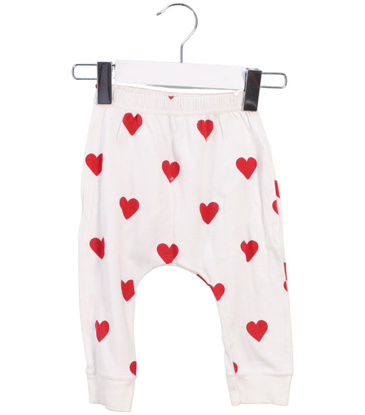 A White Leggings from Petit Bateau in size 6-12M for girl. (Front View)