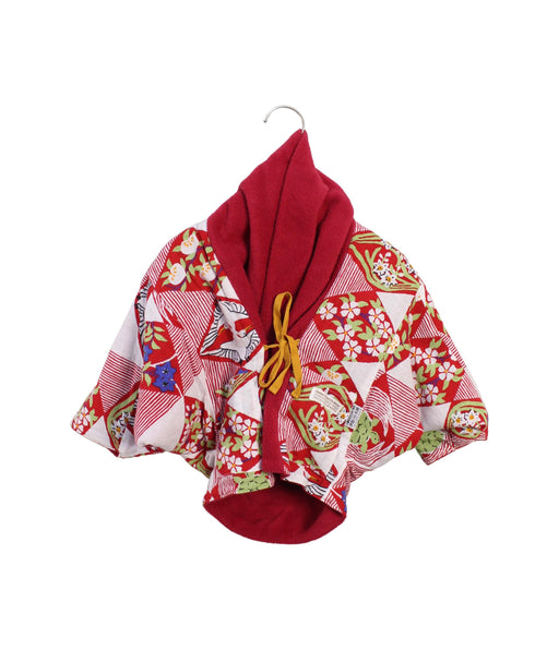 A Red Capes & Ponchos from Sou Sou in size 4T for girl. (Front View)