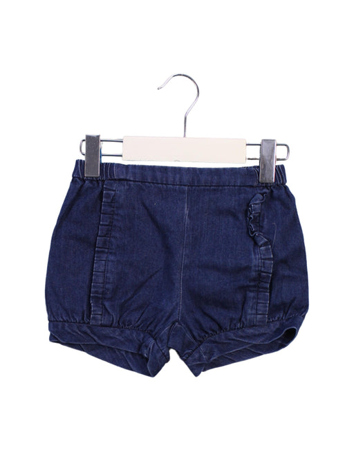 A Blue Shorts from Jacadi in size 3T for girl. (Front View)
