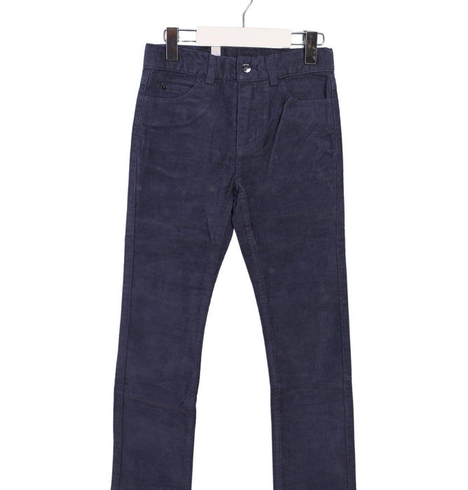 A Blue Casual Pants from Jacadi in size 6T for boy. (Front View)