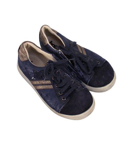 A Navy Sneakers from Bopy in size 4T for girl. (Front View)