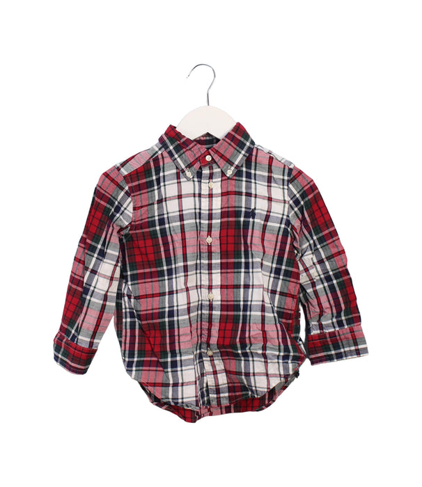 A Red Shirts from Ralph Lauren in size 3T for boy. (Front View)