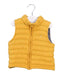 A Yellow Outerwear Vests from Petit Bateau in size 6-12M for neutral. (Front View)