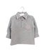 A Grey Long Sleeve Polos from Nicholas & Bears in size 6-12M for boy. (Front View)