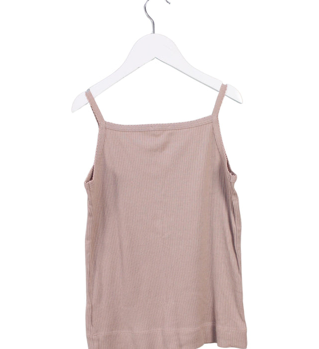 A Taupe Sleeveless Tops from Jamie Kay in size 6T for girl. (Back View)