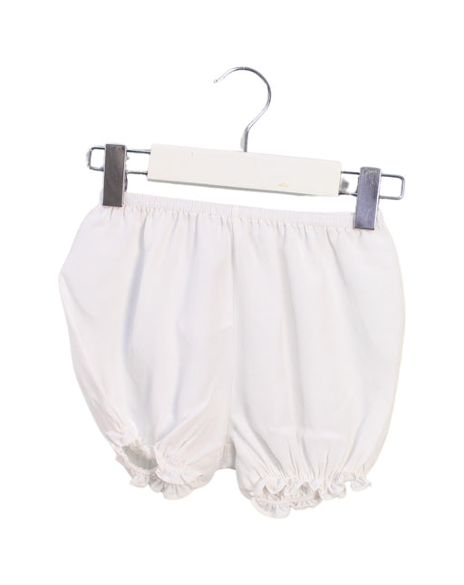 A White Bloomers from Dior in size 12-18M for girl. (Front View)