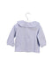 A Blue Long Sleeve Tops from Laranjinha in size 3-6M for girl. (Back View)