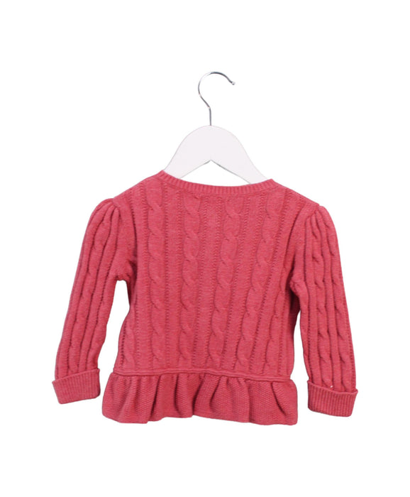 A Pink Cardigans from Ralph Lauren in size 6-12M for girl. (Back View)