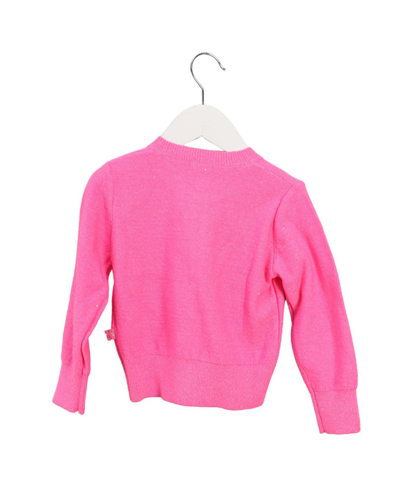 A Pink Cardigans from Billieblush in size 3T for girl. (Back View)