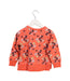 A Orange Crewneck Sweatshirts from Seed in size 3T for girl. (Back View)